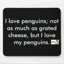 Penguin pad mousepads