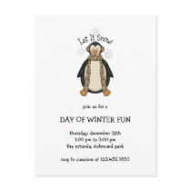 Penguin Pals · Let It Snow postcards
