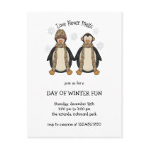 Penguin Pals · Love Never Melts postcards by CSCountryCuties Penguin Pals · Love Never Melts postcards