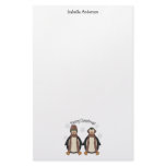 Penguin Pals · Merry Christmas Stationery Paper