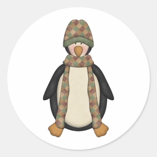 Penguin Pals · Penguin Round Sticker