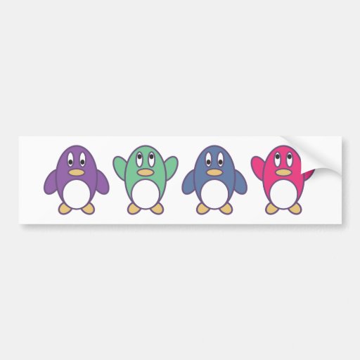 Penguin Parade Bumper Stickers