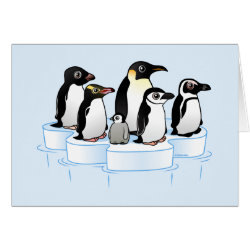 Penguin Party Greeting Card