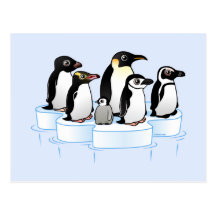 Penguin Party Postcards