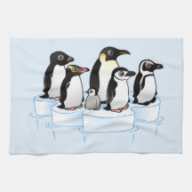 Penguin Party Towel
