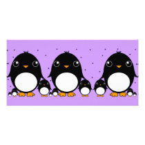 Penguin photo card