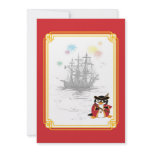 Penguin Pirate Invitation