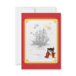 Penguin Pirate RSVP Card Announcements
