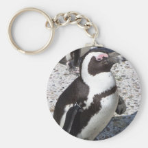 Penguin Portrait Key Chain
