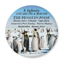 penguin posse fridge magnert magnets