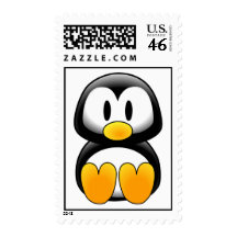 Penguin Postage Template