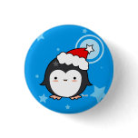 Penguin Puff Christmas Button (more styles) buttons