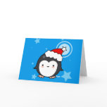 Penguin Puff Christmas Card cards