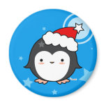 Penguin Puff Christmas Magnet (mroe styles)