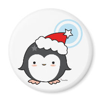 Penguin Puff magnet (more styles)