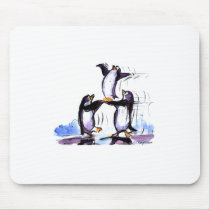 penguin pyramid mousepads