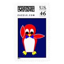 Penguin - Red Stamps