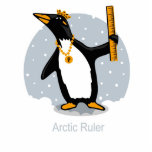 Penguin Ruler Sculpture Cut Out