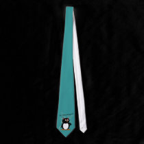 Penguin SARCASM Fashion Tie by audrart Penguin SARCASM Fashion Tie