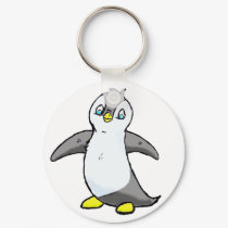 penguin sketch keychains