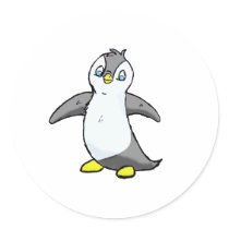 penguin sketch stickers