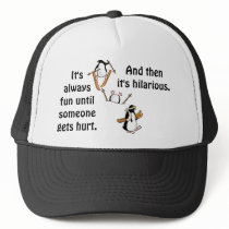 Penguin Ski Adventure Hat