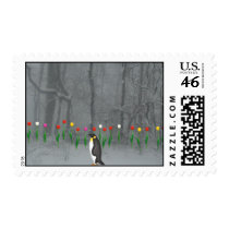 Penguin Spring Walk Postage Stamps