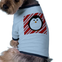 Penguin stripes pet clothing