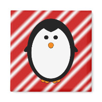 Penguin stripes magnets