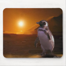 PENGUIN SUNSET mousepads