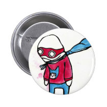 penguin superhero buttons