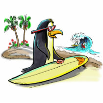pEnGuIn sUrFeR photo sculptures by raycasso pEnGuIn sUrFeR photo sculptures