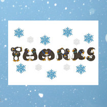 Penguin Thank You Notes Greeting Card