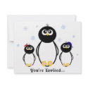 Penguin Trio invitations