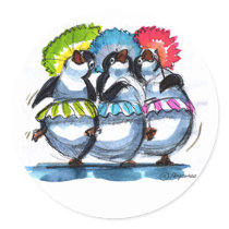 pEnGuIn Umbrellas stickers