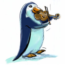 PeNgUiN ViOliNiSt photo sculptures by raycasso PeNgUiN ViOliNiSt photo sculptures