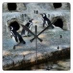 Penguin Wall Clock** Read description below