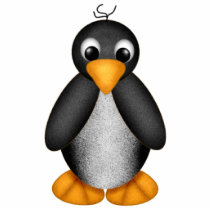 Penguin Wall Sculpture Cut Out