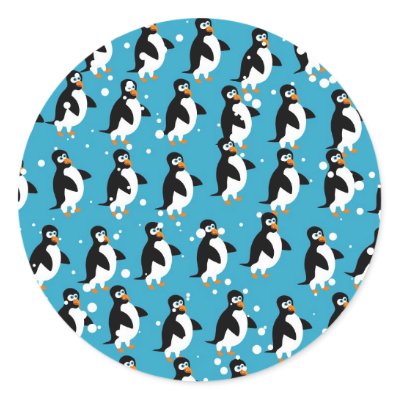 Penguin Wallpaper stickers