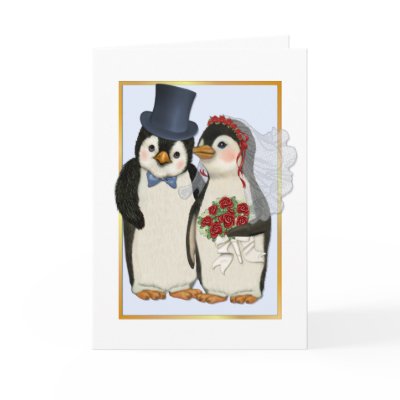 Penguin Wedding- No Text Card