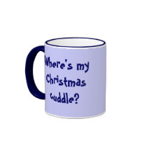 Penguin, Where's my Christmas cuddle? mugs by bigspl Penguin, Where's my Christmas cuddle? mugs