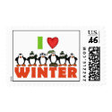 Penguin Winter Postage postage
