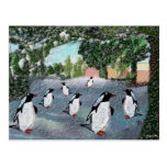 Penguin Winterwonderland Postcards