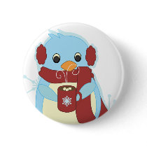 Penguin with Cocoa buttons by candystore Penguin with Cocoa buttons