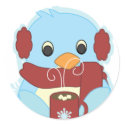 Penguin with Cocoa stickers