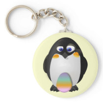 Penguin with Easter Egg Key Chains