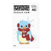 Penguin with Hot Cocoa postage by candystore Penguin with Hot Cocoa postage
