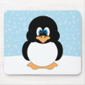 Penguin with Snowflakes