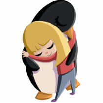 penguingirl photo sculptures
