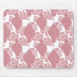 Penguins and Roses Mouse Pads